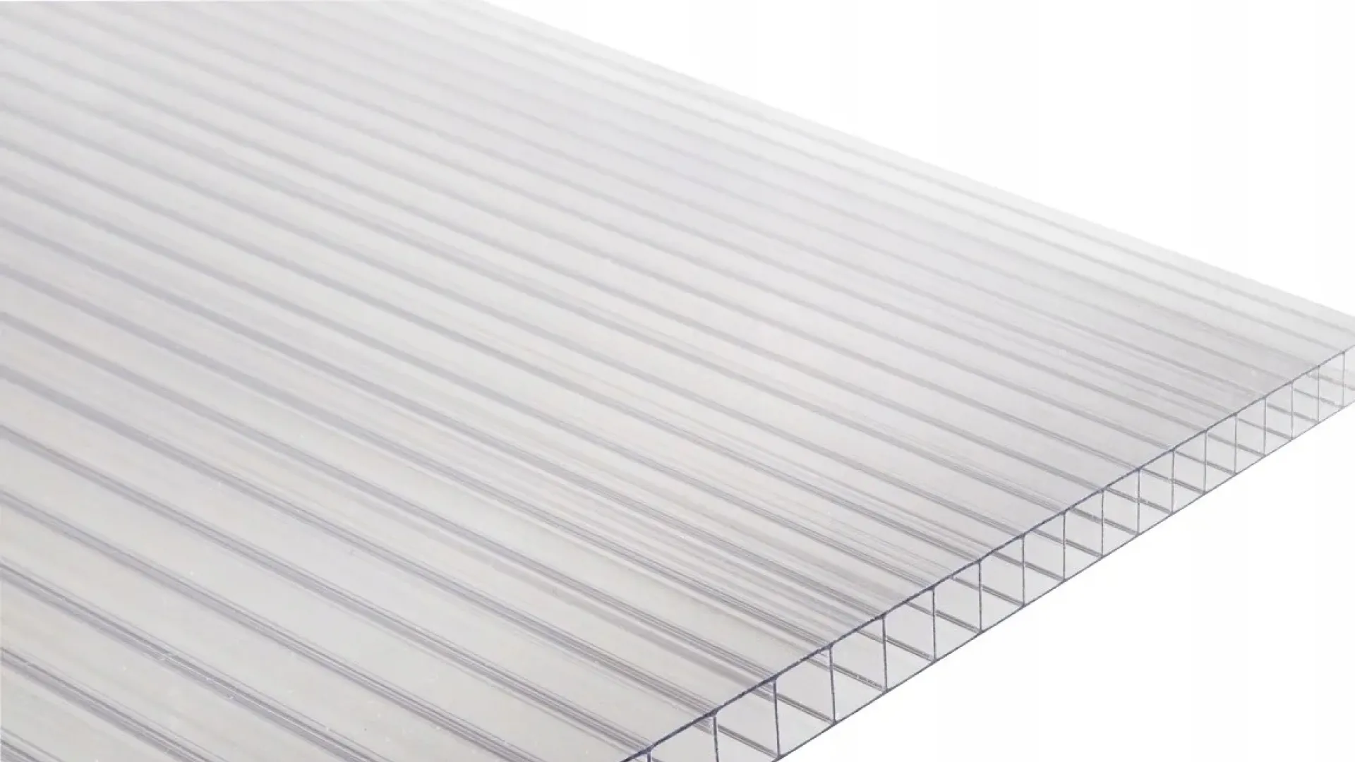 Поликарбонат лист 6 мм 2.1х12 м сотовый синий Novattro